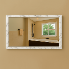 Огледало с мраморна PVC рамка Marble Matt